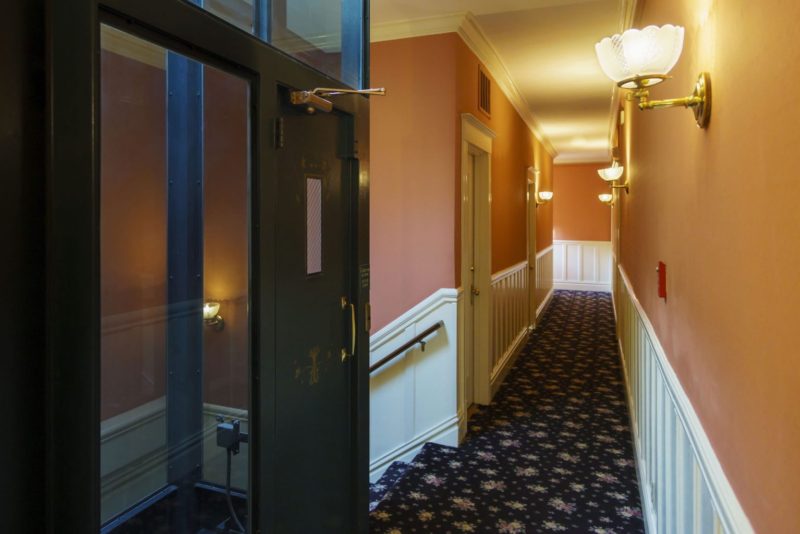 Photo of third floor hallway