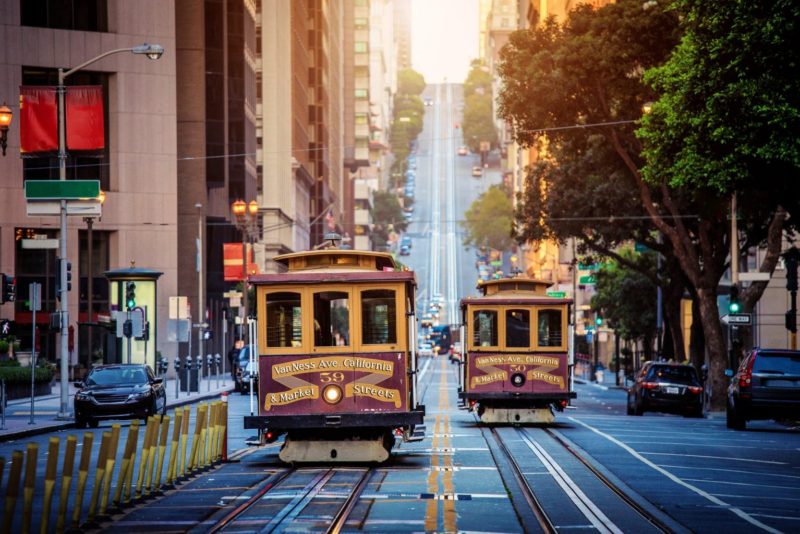 Photo of San Francisco cable cars